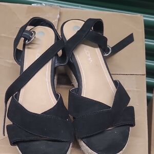 Big Buddha Black Sandals